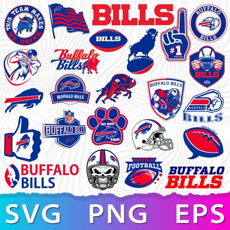 Buffalo Bills Christmas, Nfl Bills, Buffalo Bills Logo, Bills Logo, Logo Clipart, Buffalo Bills Football, Raster Graphics, Nfl Buffalo Bills, Creative Graphics