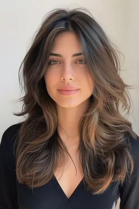 Layered Haircuts For Medium Hair, Mid Length Hair With Layers, Long Face Hairstyles, Midlength Haircuts, 90s Hairstyles, Haircuts For Medium Hair, Mid Length Hair, Medium Hair Cuts, Medium Length Hair Cuts