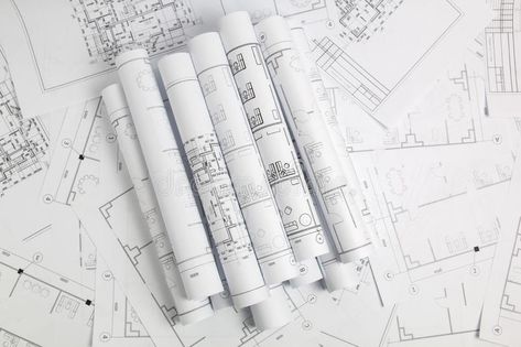 Paper architectural drawings and blueprint. Engineering blueprint. And drawings. , #AFF, #drawings, #architectural, #Paper, #blueprint, #job #ad Architectural Blueprint, Drawing Paper Roll, Drawing Blueprints, Blueprint Drawing, Architecture Blueprints, Architect Drawing, Plans Architecture, Architecture Wallpaper, Construction Plan