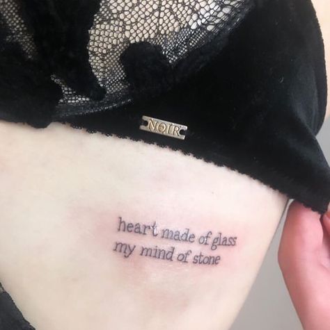 Billie Eilish Inspired Tattoos, Tattoos With Secret Meanings, Billie Eilish Tattoo Ideas, Tattoo Ideas Lyrics, Eilish Tattoo, Billie Eilish Tattoo, Lyrics Tattoo, Small Quote Tattoos, Lyric Tattoos