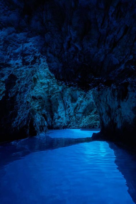 Everything you need to know about visiting the Blue Cave in Croatia; Getting to the Blue Cave from Split, Vis, and Hvar and what to bring on your day trip. Brown Beach House, Croatia Island Hopping, Mediterranean Forest, Trogir Croatia, Blue Cave, Croatia Vacation, Hvar Croatia, Dalmatian Coast, Cave Tours