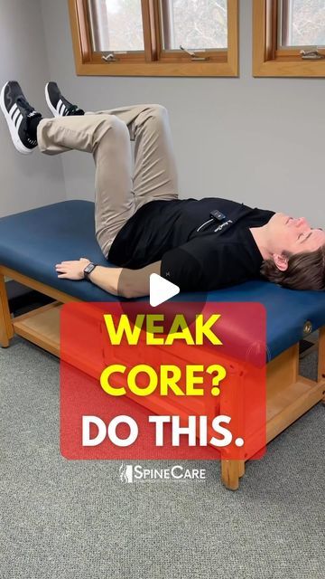 Dr. Michael Rowe | SpineCare on Instagram: "👉 Dr. Rowe shows the tapping deadbug exercise  This safe, easy core strengthening exercise can be done daily in bed, and will focus on the main core muscle groups. This includes the abdominals (abs), pelvic floor, and hip flexors muscles.  Let us know how it works for you!  #core #coreworkout #corestrength #coreexercises #SpineCare #DrRowe" Body Stiffness Exercise, Core And Stretch Workout, Core Back Exercises, How To Strengthen My Core, How To Strengthen Core Muscles, If You Know You Know, Low Impact Core Exercises, Easy Core Exercises, Siatic Streches Easy