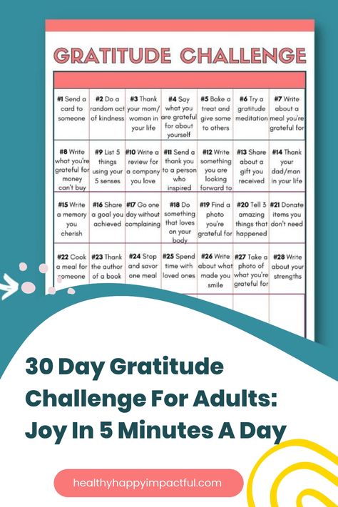 30 Day Gratitude Challenge with daily prompts to inspire joy and mindfulness for adults. Gratitude Project Ideas, Gratitude Ideas For Staff, Grateful Activities For Adults, Grateful Challenge 30 Day, November Gratitude, Gratitude Activity For Adults, Gratitude Party Ideas, Gratitude Gathering, Gratitude Activities For Adults