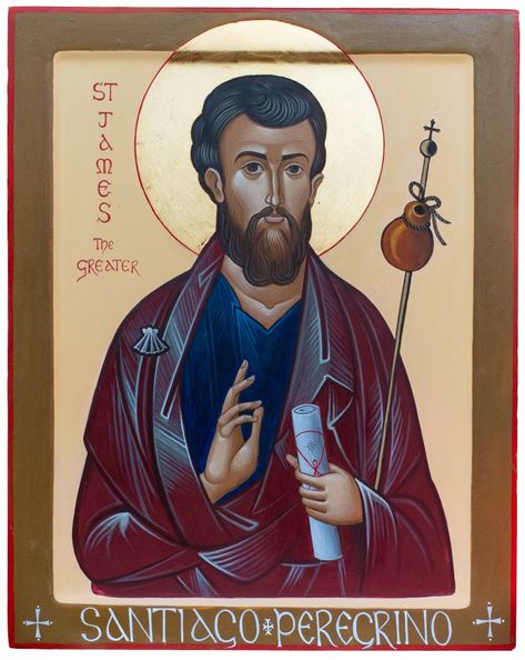 St James The Greater, Kalki Avatar, Like Icon, Orthodox Christian Icons, Jesus Face, Saint James, Orthodox Icons, St John, Sacred Art