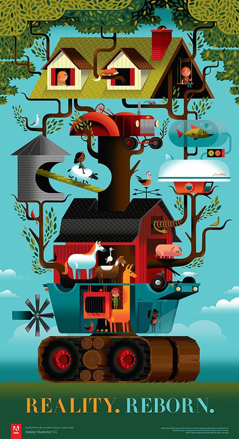 Always exciting to discover new from Invisible Creature. Be sure to read the interview with them on The Great Discontent. Invisible Creature, Adobe Illustrator Tutorials, Affinity Designer, Adobe Creative Cloud, Illustrator Tutorials, Illustrations And Posters, Childrens Illustrations, Editorial Illustration, Photoshop Illustrator