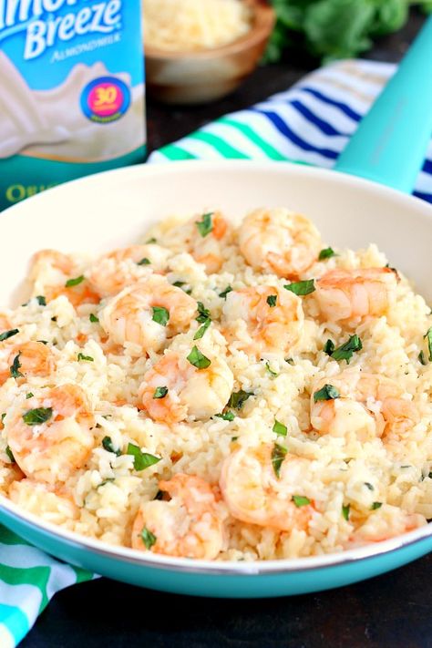 Fluffy White Rice, Basil Cream Sauce, Basil Shrimp, Shrimp And Rice Recipes, Shrimp Parmesan, Best Shrimp Recipes, White Rice Recipes, Recipes Seafood, Zesty Sauce