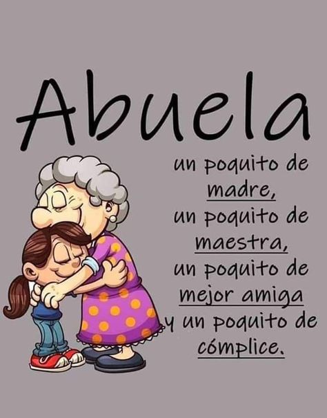 Grandma Birthday Quotes, Mother Birthday Quotes, Grandma Quotes Funny, Grandma Quotes, My Children Quotes, Mothers Love Quotes, Happy Birthday Wishes Cake, Cute Spanish Quotes, Spanish Inspirational Quotes