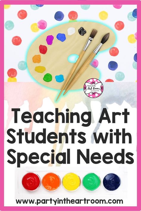 Life Skills Art Projects Special Needs, Special Needs Arts And Crafts, Art Lessons For Special Needs Students, Art Special Needs, Life Skills Art Projects, Special Needs Art Activities, Special Ed Art Lessons, Sped Art Projects Special Needs, Art For Special Education Students