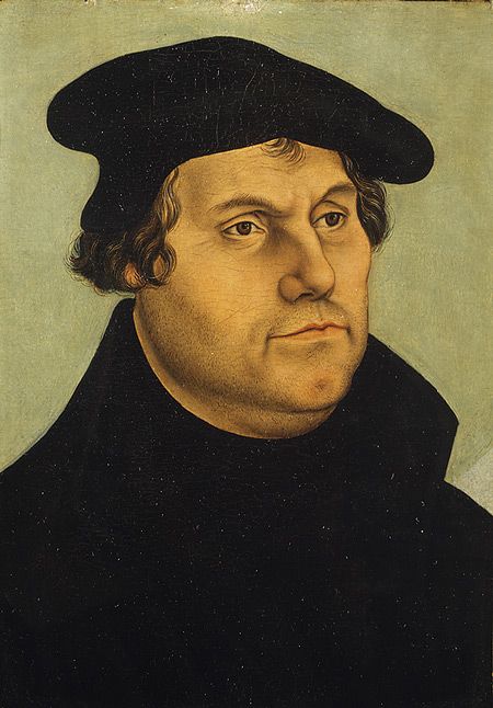 Workshop of Lucas Cranach the Elder, Portrait of Martin Luther, c. 1532 Martin Luther Reformation, Cranach The Elder, Reformation Day, Lucas Cranach, Protestant Reformation, History Timeline, Homeschool History, Martin Luther, Middle Ages