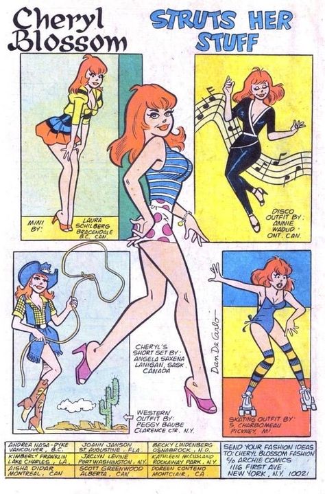 Cheryl Blossom Comics, Archie Comics Riverdale, Archie Comics Characters, Dan Decarlo, Noir Detective, Archie Comic Books, Pinup Art, Read Comics Online, Pop Art Comic