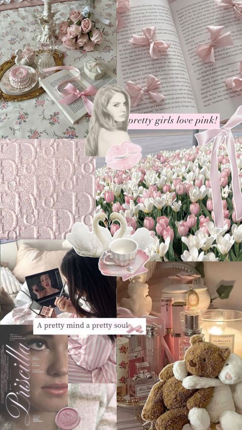 coquette, bows, teddy bear, priscilla, lana delrey , lama, pepsi, pink, swan, dior Pink Lifestyle, Cottage Inspiration, Pink Day, Pink Life, Nothing But Flowers, Healthy Lifestyle Inspiration, Pink Wallpaper, Cute Pink, Glow Up?