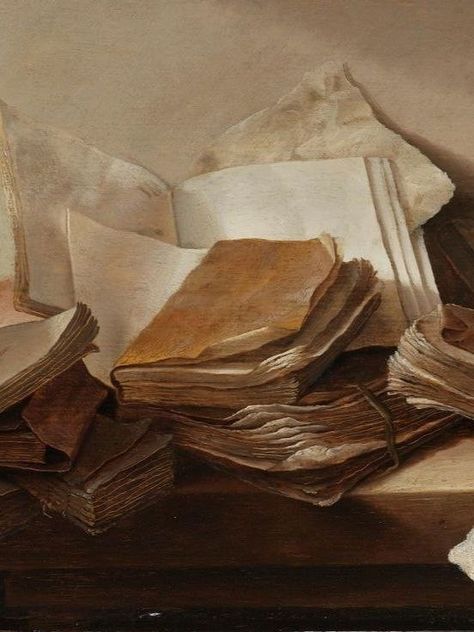 Moody Art, Rennaissance Art, Aesthetic Painting, Ethereal Art, Classical Art, Brown Aesthetic, Still Life Painting, Book Aesthetic, Pretty Art