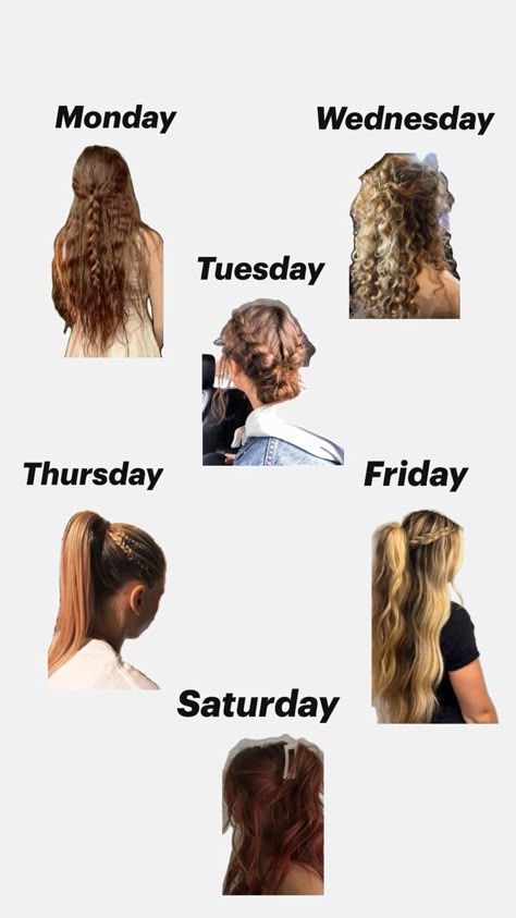 Hairstyle Examples, Cute Hairstyles For School, Ponytail Hairstyles Easy, Hair Inspiration Long, Cute Simple Hairstyles, Beach Hairstyles For Long Hair, Beautiful Braided Hair, Cute Curly Hairstyles, Curly Hair Styles Easy