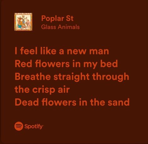 Eddie Riggs, Glass Animals Lyrics, Song Recs, Raven Reyes, Emo Memes, Giving Up On Life, Spotify Lyrics, Color Codes, Glass Animals