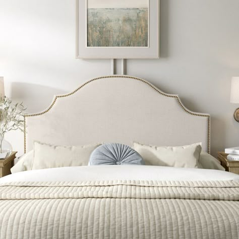 Kelly Clarkson Home Arpeggio Linen Upholstered Panel Headboard & Reviews Yellow Headboard, Upholstered Panel Headboard, Kelly Clarkson Home, White Headboard, Fabric Headboard, Wayfair Furniture, Upholstered Panels, King Headboard, Panel Headboard