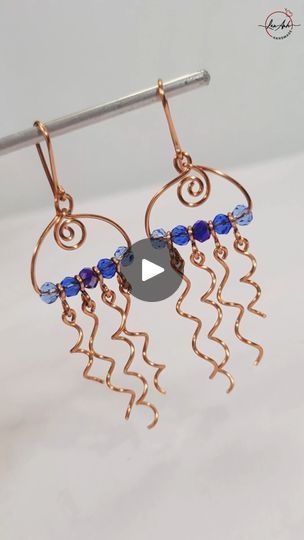 8.9K views · 431 reactions | DIY cute jellyfish | DIY cute jellyfish for beginners | simple earrings with beads and wire #shortsvideo #lananhhandmade #handmade #jewelry | By Lan Anh Handmade | Facebook Wire Jewelry Designs, Simple Earrings, Jellyfish, Beads And Wire, Wire Jewelry, Design Crafts, Beaded Jewelry, Jewelry Design, Beads