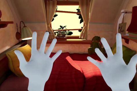 Oculus Quest can now give you beautifully tracked virtual hands in VR Vr Aesthetic, Hand Silhouette, Oculus Vr, Oculus Quest, Vr Experience, Vr Games, Davos, Over It, Style Guide