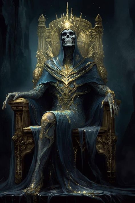 Money Falling, Wealth Spell, Rich And Successful, Skeleton Pics, Skeleton King, Lich King, Successful Person, Gothic Fantasy Art, Occult Art