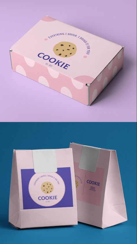 Graphic design, adobe illustrator, packaging, mock up Cookie Packaging Design, Packaging Design Illustration, Cookie Packaging, Graphic Design Adobe, Premium Gift, Mock Up, Design Illustration, Packaging Design, Adobe Illustrator