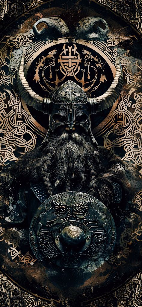 Asatru Wallpaper, Norse God Tattoo, Pagan Wallpaper, Vikings Wallpaper, Viking Ancestry, Nordic Warrior, Viking Warrior Tattoos, Viking Wallpaper, Valkyrie Tattoo