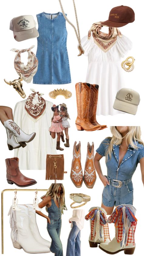 Cma Fest Outfit, Stampede Outfit, Nashville Style Outfits, Concert Outfit Fall, Cowgirl Style Outfits, Summer Festival Outfit, Western Style Outfits, Nashville Outfits, Country Concert Outfit