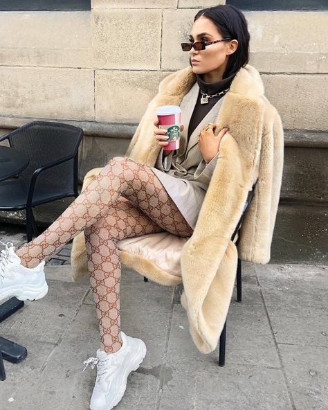 😍 @lissyroddyy . . . . . . . . . . . . . . . . . . . . . . . . . . . . . . . #fashionallaroundtheworld #fashionpassion #fashionaddict… Gucci Socks Outfit, Alicia Roddy, Gucci Tights, Gucci Outfit, France Aesthetic, Stockings Outfit, Scott Disick, Sock Outfits, Gucci Outfits