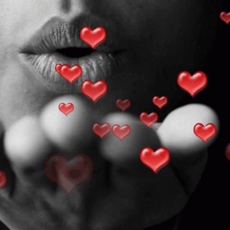 Animated Heart, Blowing Kisses, Love Heart Images, Night Gif, Love You Gif, Heart Gif, Good Night Gif, Love You Images, Love Kiss