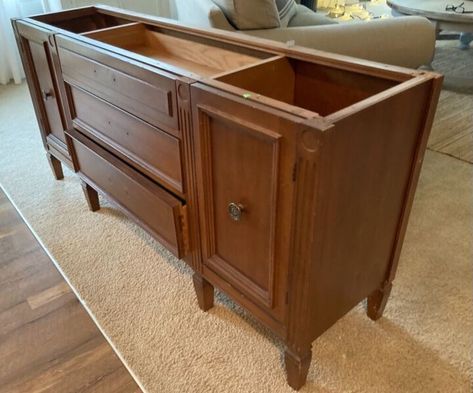 Buffet Makeover | Hometalk Buffet Storage Ideas, Buffet Redo Ideas, Redo Buffet Cabinet, Refinish Buffet Cabinet, Repurposed Buffet Cabinet, Buffet Makeover Before After, Diy Buffet Cabinet Makeover, Refurbished Buffet Cabinet, Buffet Cabinet Ideas