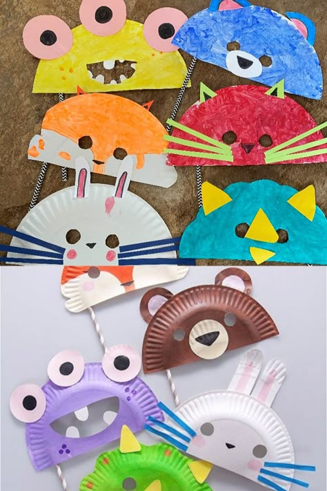 Fun Crafts For One Year Olds, 3 Year Arts And Crafts, Art For 4 Yrs Old, Craft For Three Year Olds, Crafts For Kids Ages 4-6, Activities For Kids 3 Year, Craft For 3 Year Kid, Arts And Crafts For 3yrs Old, Craft Ideas For Three Year Olds