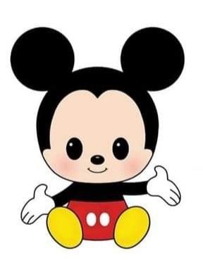 Mickey Mouse Cute Drawing, Kawaii Mickey Mouse, Mickey Mouse Drawing, Mickey Mouse Cute, Mouse Drawings, Miki Mouse, Minnie Mouse Drawing, Mickey Mouse Wallpaper Iphone, Rocks Painting