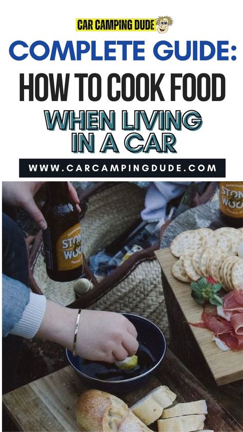 CarCooking | VehicleDwelling | CookingOnTheGo Living In A Car, Healthy Cookware, Car Camper, In A Car, Delicious Meals, Eat Healthy, Learn To Cook, Car Camping, How To Cook