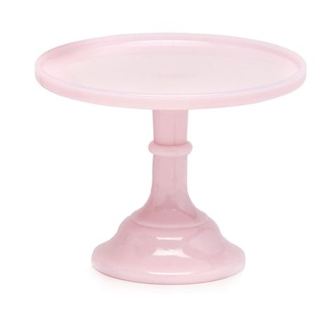 9" Cake Plate - Mosser Glass Pastel Pink Cake, Baked Pastries, Glass Cake Dome, Savory Appetizers, 9 Cake, Pink Dinnerware, Cake Pedestal, Cake Simple, Cake Dome