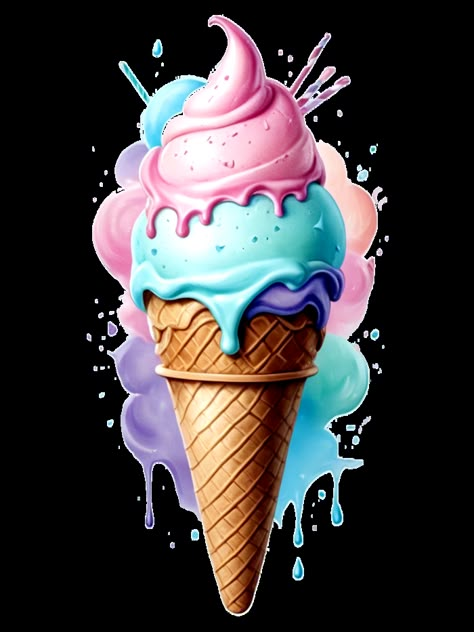 Ice Cream Graphic Design, Ice Cream Poster Design, Ice Cream Social Media, Poster Ice Cream, Summer Social Media, Cream Images, Social Media Summer, Ice Cream Png, Ice Cream Pictures