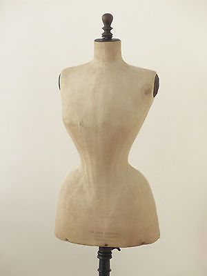 antique wasp waist mannequin dress form french Paris 1900 in Antiques, Other Antiques | eBay! Wasp Waist, Vintage Dress Form, Paris 1900, Basket Diy, Vintage Mannequin, Dress Form Mannequin, Mannequin Dress, French Paris, Corset Pattern