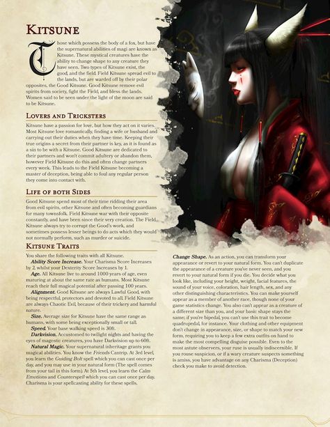 Dnd Characters Character Concept, Dnd 5e Races, Dungeons And Dragons Races, D D Races, Dnd Stats, Dnd Character Sheet, Dnd Homebrew, D D Character Ideas, Dnd Races