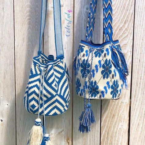 Wayuu Bags Pattern, Mochila Crochet, Popular Crochet, Crochet Bag Pattern Free, Bag Pattern Free, Tapestry Crochet Patterns, Tapestry Bag, Crochet Handbags Patterns, Crochet Simple