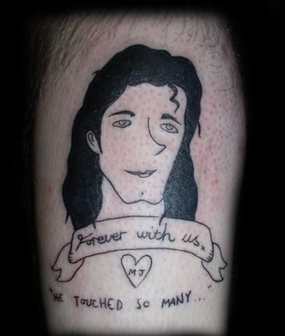 15 of the Worst Michael Jackson Tattoos!  1. The picture is AWFUL.  2. I just want to add "..little boys..." to the quote at the bottom. Michael Jackson Tattoo, Awful Tattoos, Really Bad Tattoos, Tattoos Gone Wrong, Terrible Tattoos, Horrible Tattoos, Epic Tattoo, Omerta Tattoo, Men Tattoos