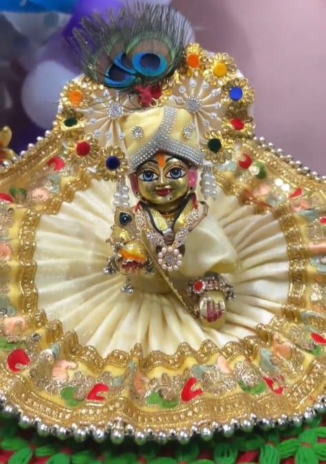 Laddu Gopal Images, Laddu Gopal Pagdi, Ladoo Gopal Dress, Krishna Image, Laddu Gopal Dress, Radha And Krishna, Laddu Gopal Dresses, Cute Mobile Wallpapers, Shree Radhe