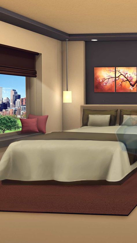 Perfect Match Book 2 - Hotel Room Zepeto House Background, Interactive Backgrounds, Episode Interactive, Match Book, Windows To The Soul, Episode Interactive Backgrounds, Bedroom Background, Episode Backgrounds, Hotel Room Design