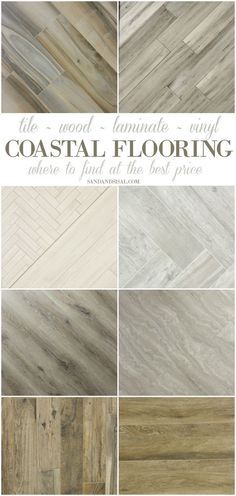 Coastal Flooring Ideas, Strand Decor, Beach House Flooring, Coastal Flooring, Coastal Room, Palette Design, Interior Minimalista, Coastal Bathrooms, Coastal Living Rooms