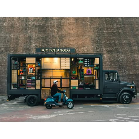 Firenze and Scotch looking good together. #ScotchonWheels #OurFashionWeek #ScotchandSoda #Pittiuomo #Firenze Truck Store, Mobile Restaurant, Company Car, Food Van, Container Bar, Fashion Truck, Food Truck Business, Coffee Truck, Mobile Store