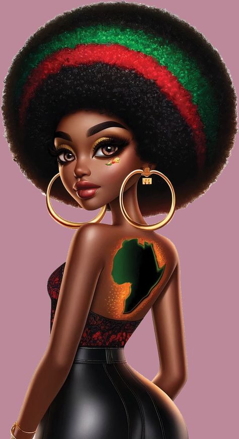 Black Queen Images, Black Artwork Inspiration, Black Women Portraits, Black Queen Crown, Black Queen Art, Dtf Print Designs, Art Black Love, Woman King, Black Pinup