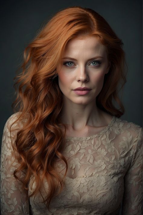 , #AI, #Design, #AD, #AI Beautiful Middle Aged Woman, Red Hair Shampoo, Red Shampoo, Red Hair Freckles, Shades Of Red Hair, I Love Redheads, Red Hots, Red Shades, Radiant Red