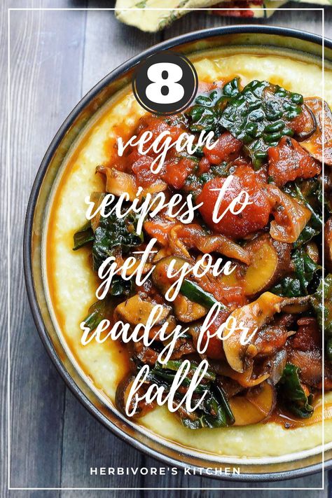 As the temperature goes down, the heat in the kitchen goes up. These 8 Savory Vegan Recipes are the best collection of healthy, plant-based meals to get you ready for fall. Whether your soul is calling for vegan dinners, like Vegan Cassoulet or No Beef Stew, or warm and cozy soups like Apple Butternut Squash or Creamy Vegan Cauliflower, you’ll find 8 great ways to fill out Autumn’s menu here. Vegan Harvest Soup, Plant Based Fall Meals, Vegan Fall Casserole Recipes, Vegan Autumn Soup, Vegan Winter Meals, Vegan Autumn Recipes, Vegan Cassoulet, Vegan Fall Dinner, Fall Vegetarian Recipes