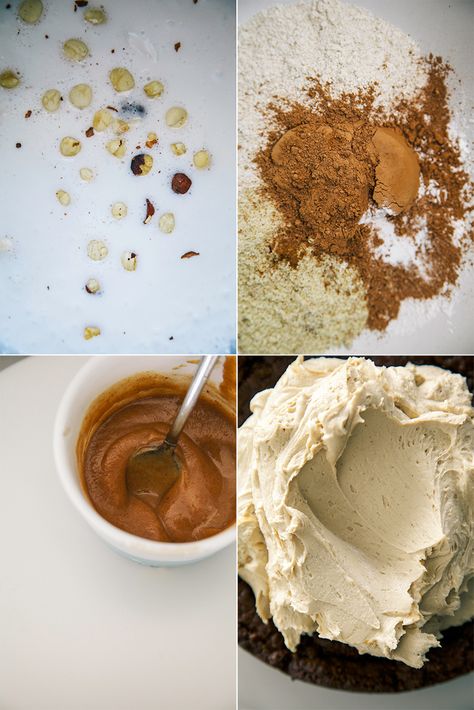 the first mess Hazelnut Torte Recipe, Hazelnut Torte, Vegan Hazelnut, Hazelnut Dessert, Date Caramel, Caramel Coconut, Hazelnut Cream, Allergy Recipes, Laura Wright