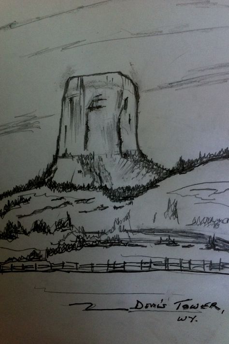 Devils Tower, Oil Pastels, How To Paint, Oil Pastel, Wyoming, Nature Art, Painting & Drawing, Art Inspo, Tower