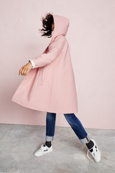 Rain Coats For Women Waterproof, Women’s Raincoat, Mosebacke Raincoat, Stutterheim Mosebacke, Rain Coats For Women, Rains Raincoat, Pink Rain Coat, Cute Rain Jacket, Cute Raincoat