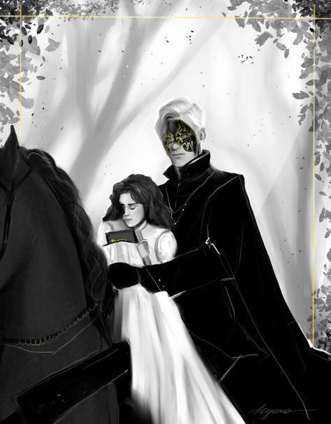 Flyora Avendell Art, Secrets And Masks Dramione, Dramione Art, Fangirl Book, Draco And Hermione Fanfiction, Malfoy Family, Harry Potter Parody, Draco Malfoy Fanart, Dramione Fan Art