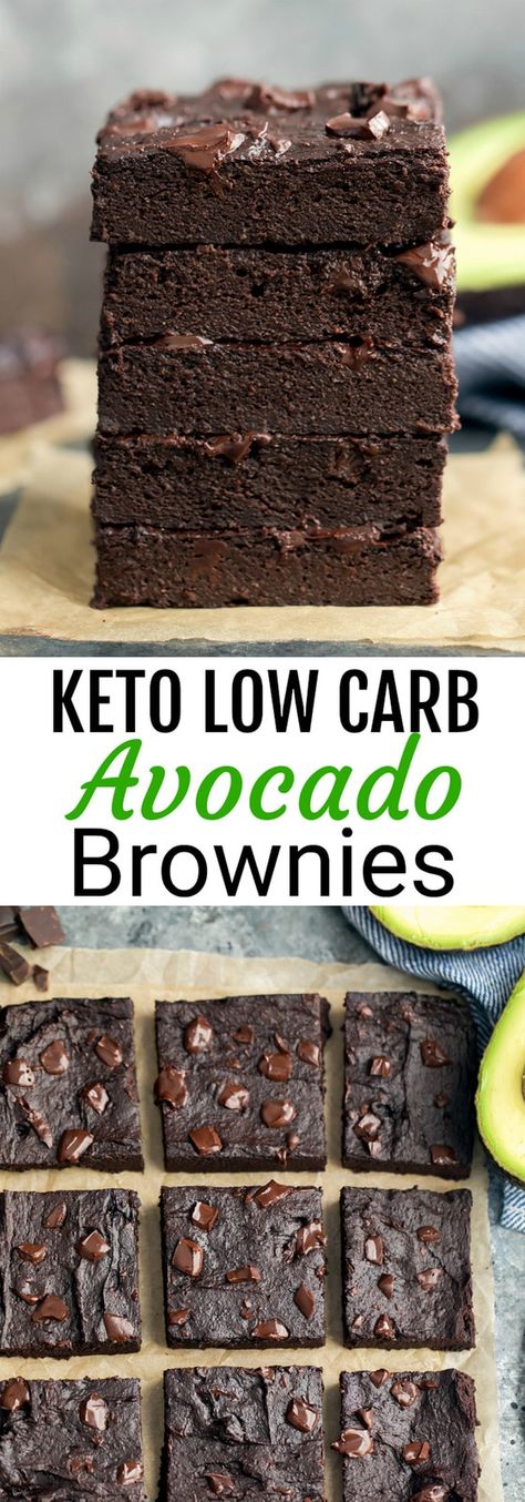 Keto Avocado Dessert, Avocado Brownies Keto, Avocado Baking, Keto Avocado Brownies, Almond Brownies, Healthy Flapjack, Avocado Dessert, Avocado Brownies, Keto Baking