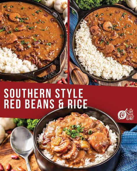 The Stay At Home Chef One Pot Burrito, Louisiana Dishes, The Stay At Home Chef, Stay At Home Chef, Digital Recipe Book, Red Beans And Rice, Burrito Bowls, Favorite Dinner, Beans And Rice